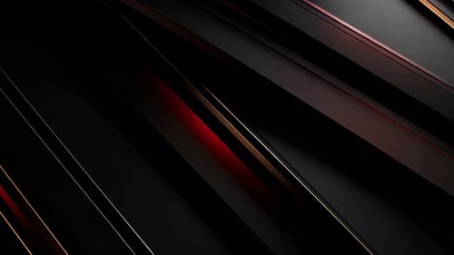 Sleek Black Corporate Background with Red and Gold Accents