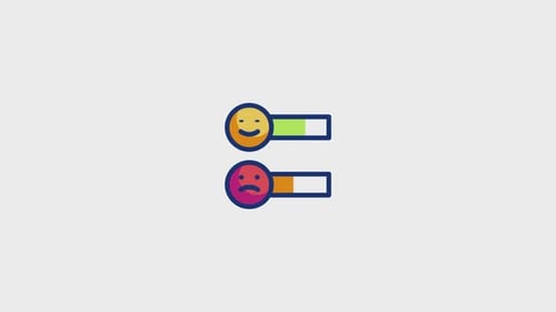 Animated Feedback Emoticons with Progress Bars