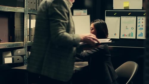 Woman Detective Arriving at Job to Solve Police Investigation