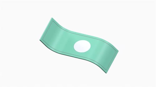 Animated Waving 3D Banknote for Financial Content