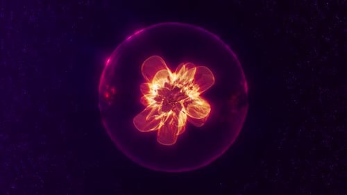 Abstract Pulsating Energy Sphere in Cosmic Background