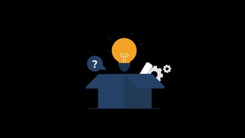 Animated Creative Idea Concept Video - Transparent