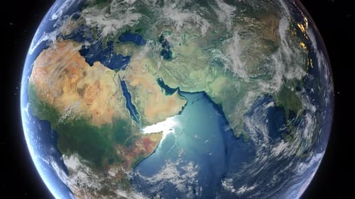 Zoom To Cities From Space Saudi Arabia Riyadh