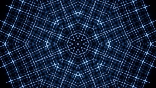 Vibrant Blue Chaos Background