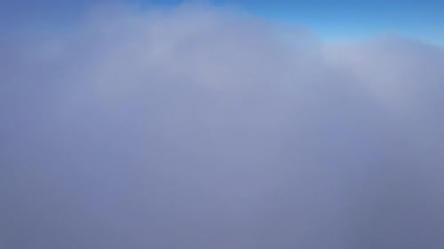 Aerial View of White Clouds Under Blue Sky