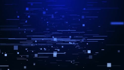 Blue Technical Background Loop