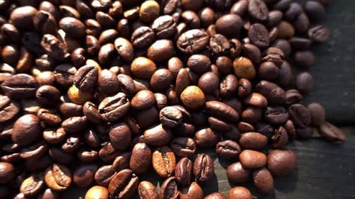 Roasted Brown Coffee Beans