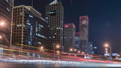 Timelapse do transporte urbano