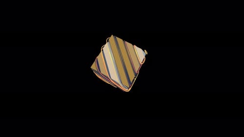 3D-Würfel: Farbige Ringe