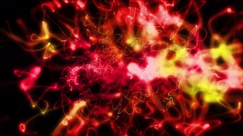 Vibrant Abstract Plasma Energy Swirl Background Loop