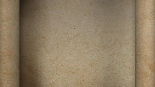 Animated Vintage Parchment Scroll Background Reveal