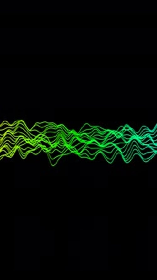 Dynamic Gradient Wavy Lines Abstract Background Animation