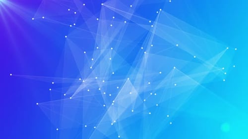 Blue Plexus Background Loop V4