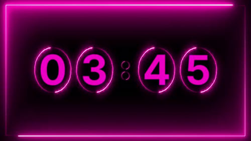 Digital 5 Minute Timer Clock
