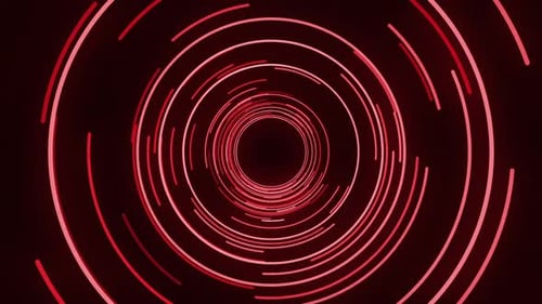 Fond en boucle abstrait Glow Circle