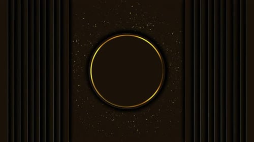 Luxury Brown Background with Particles Loop Background