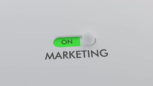 Ativando o botão MARKETING