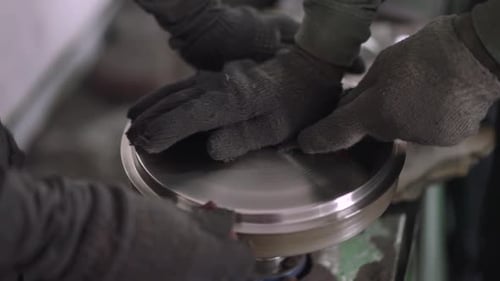 Belt sander to produce cookware