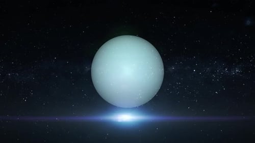 Uranus planet animation 2884
