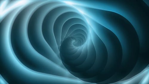Hellblauer hypnotischer Looping-Hintergrund