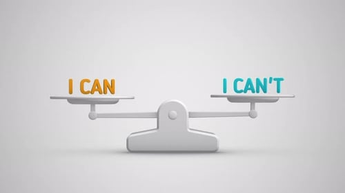 I can or can't balance scale looping animation