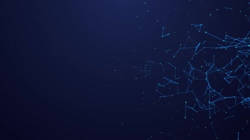 Abstract Geometric Plexus Network Technology Background Animation