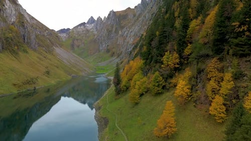 Discover the Tranquil Beauty of Falensee Lake in the Alps of Switzerland Appenzell