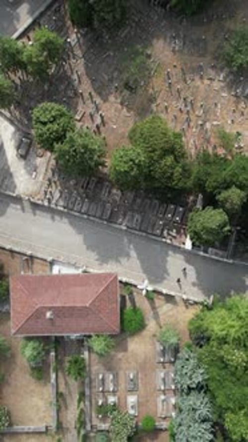 Drohnenblick auf die islamische Stadt