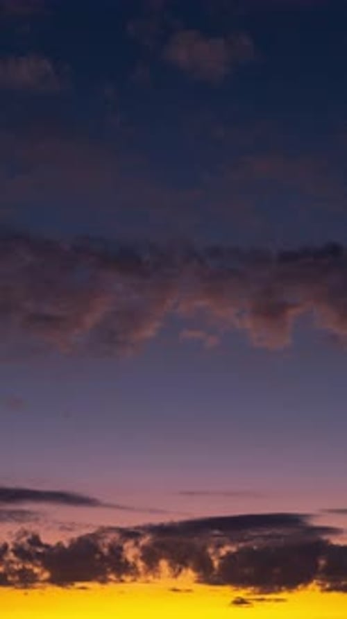 Timelapse of Clouds Moving Over Ocean Dramatic Cumulus Clouds in Morning Sky Fluffy Clouds Drifting