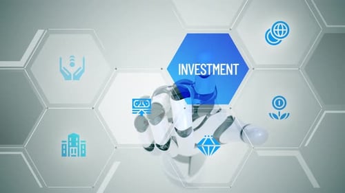 Investment touch screen animation