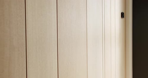 Tablero de textura de fondo de madera Paneles de madera en la cocina