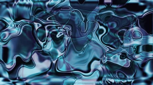 Cyan Color Abstract Liquid Wave Background