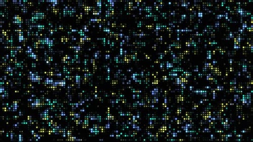 Abstract Digital Pixel Grid Technology Background Animation