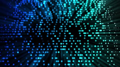 Digital dots loop background