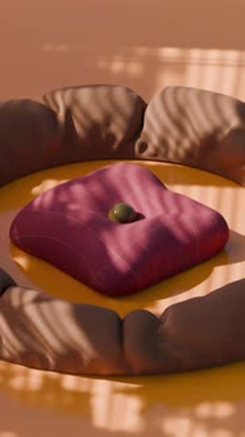 3D-Hüpfschlaufe mit Stoffball