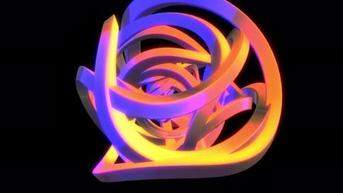 Moving Abstract Object 4K