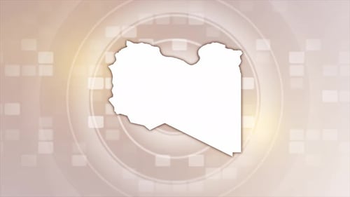 Animierte Karte von Libyen