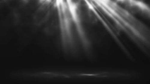 Volumetric light rays background loop