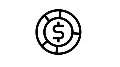 shareholder line icon animation