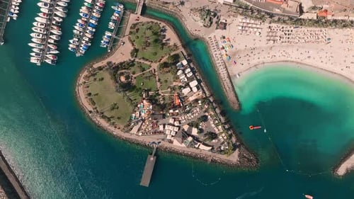 Beautiful Aerial Landscape with Anfi Beach and Resort Gran Canaria Spain