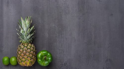 Healthy Eating Ingredients Fresh Vegetables Fruits and Superfood Nutrition Diet Vegan Food Concept