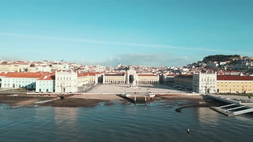 Praça do Comércio em Lisboa, Portugal