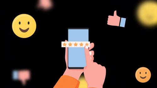 Rating Star Phone Alpha Channel