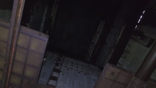 Abandoned Building Within The Chernobyl Exclusion Zone In Ukraine - POV