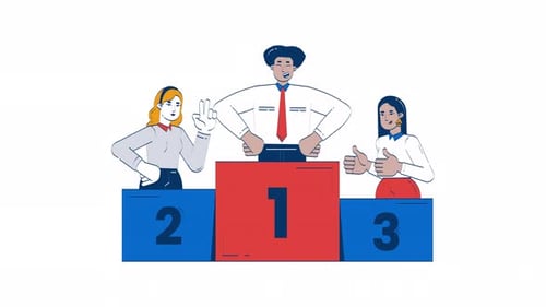 Animação de doodle de reconhecimento de funcionários