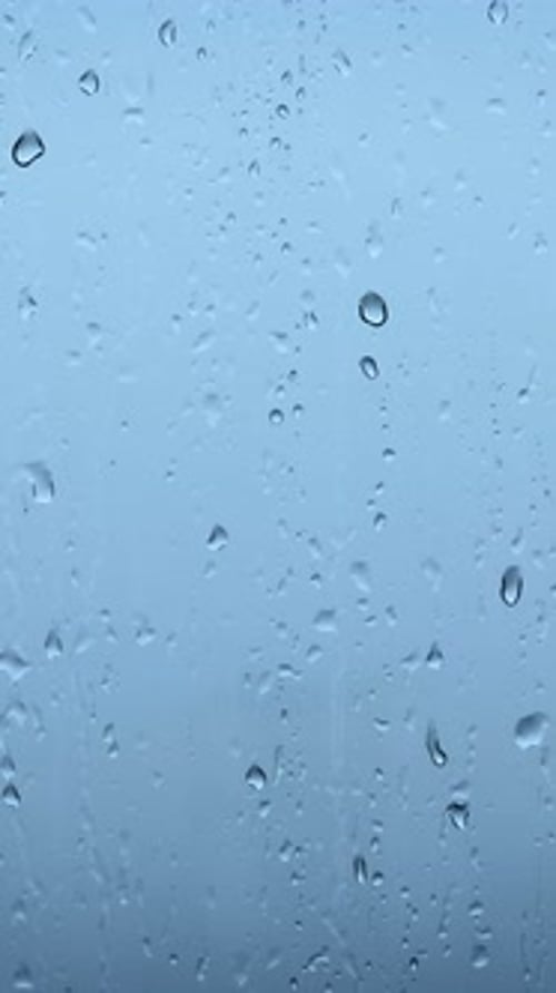 Gouttes de pluie sur la fenêtre