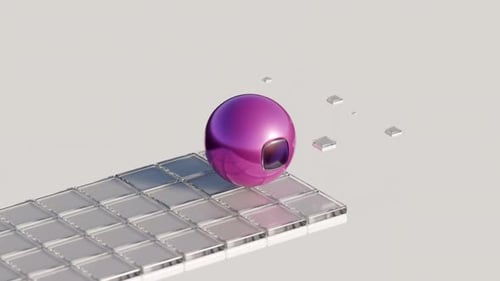 Sphere Rolling on SelfCreating Path in Loop