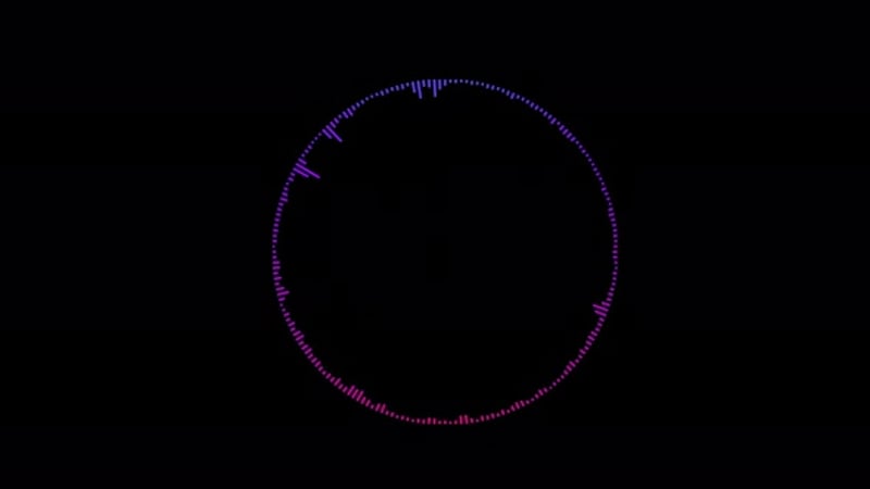 Circular Equalizer Animation Music Sound Wave Big Data Visualization ...