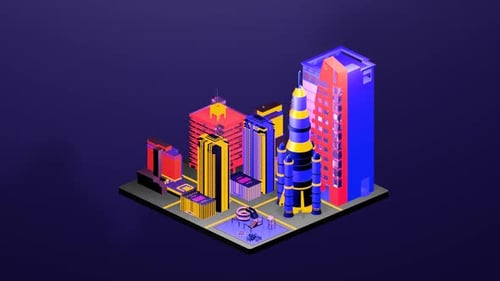 Construcción de ciudades isométrica