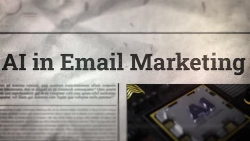 AI in Email Marketing Newspaper Headline Reveal
